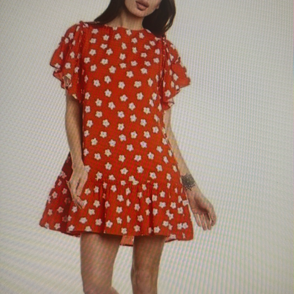 Nwt Crosby X Mollie Burch Posey Mini Dress. Painted Daisy. Xs